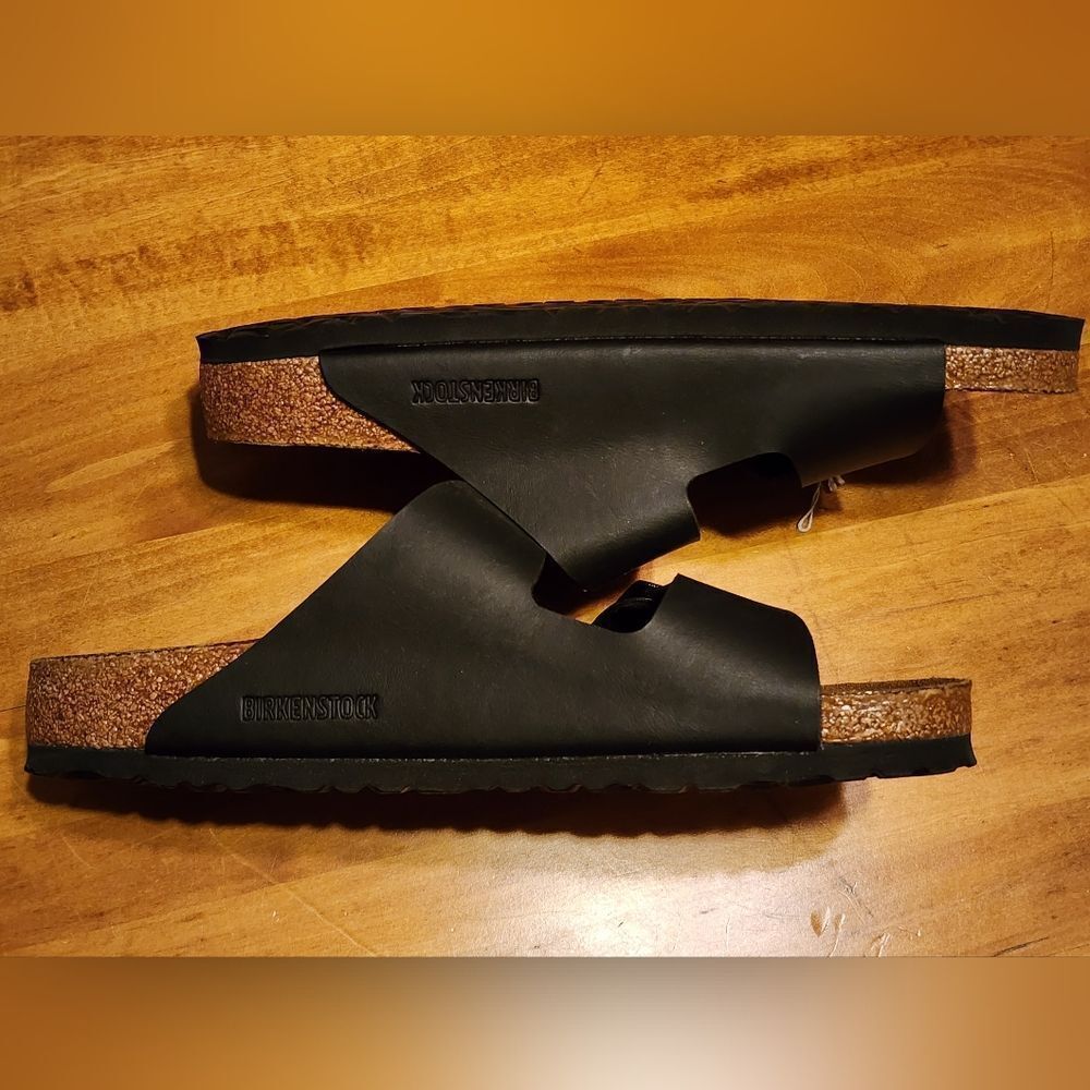 NEW Birkenstock Arizona Soft Footbed Black Size 42 - Picture 5 of 6